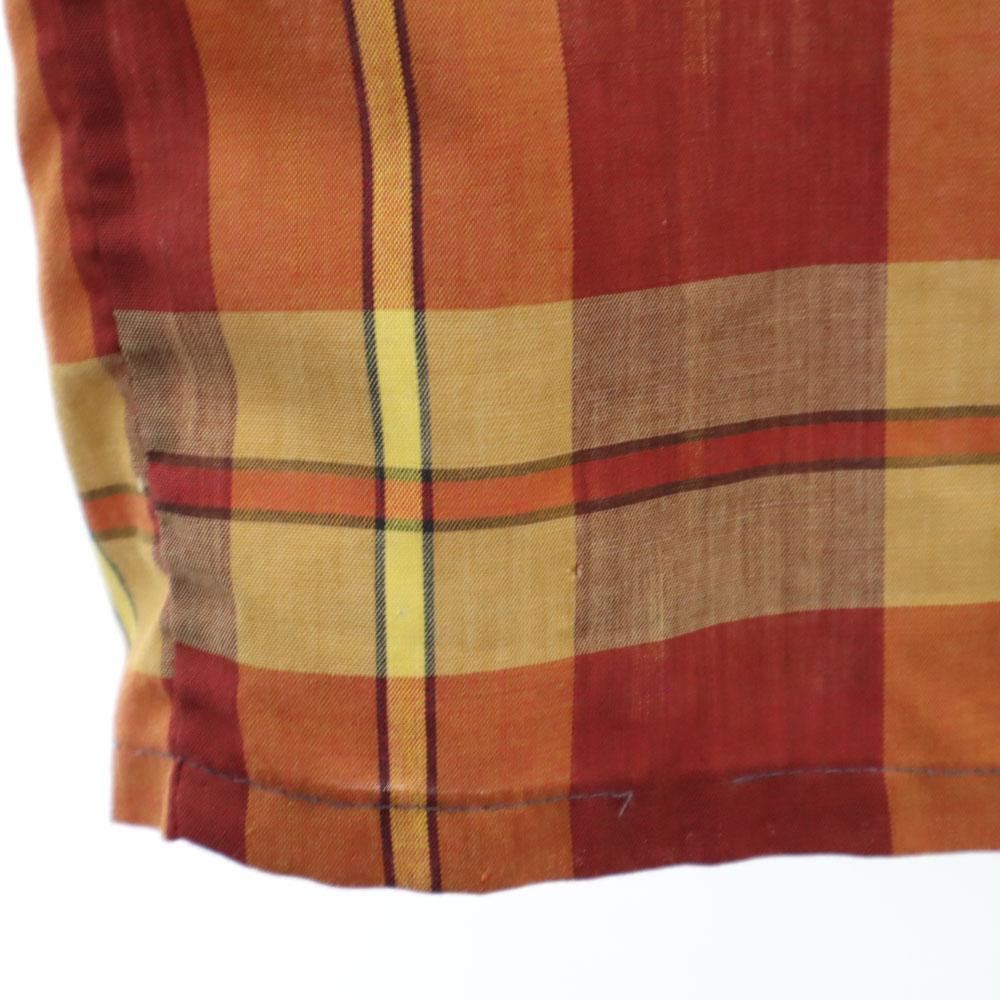 Sears 60s Vintage Box Cut Check Pattern Long sleeve shirt L Biggs Men's Used