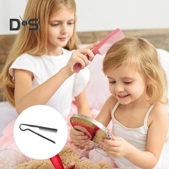 V-Shaped Hair Straightening Comb Folding Home Salon Women Hair Straightener Detangle Comb Brush Portable Hair Hairdressing Styling Tools