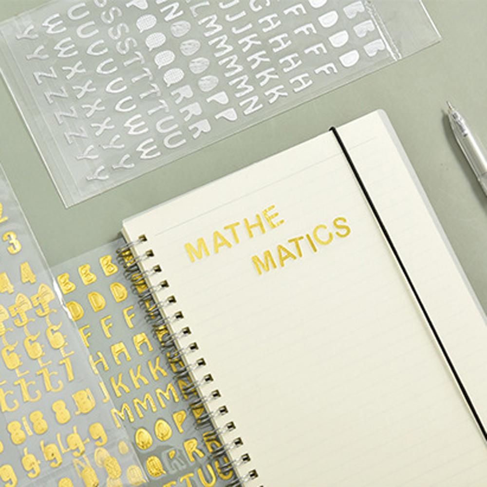 Stationery Notebook Planner Album DIY Number Sticker Hand Book Decoration Tools Alphabet Stickers