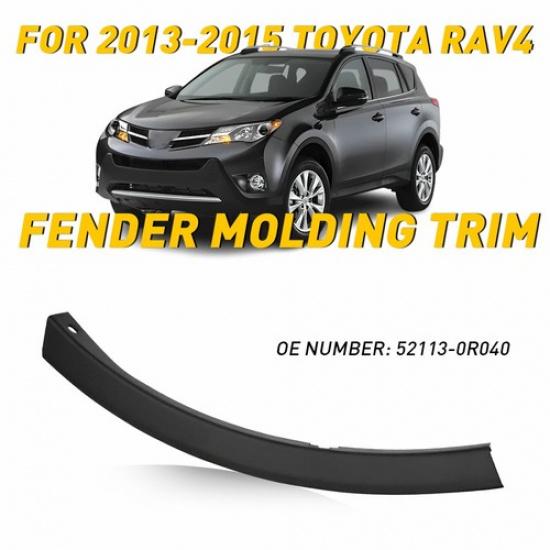 Left Side Driver Wheel Front Fender Molding Trim Cover Fit Toyota RAV4 2013-2015