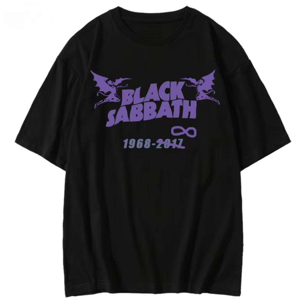 2025 Sommer Herren Kurzarm Extrem Berühmt BLACK SABBATH Band T-Shirt Britischer Rock Black Sabbath Europäischer und Amerikanischer Trend