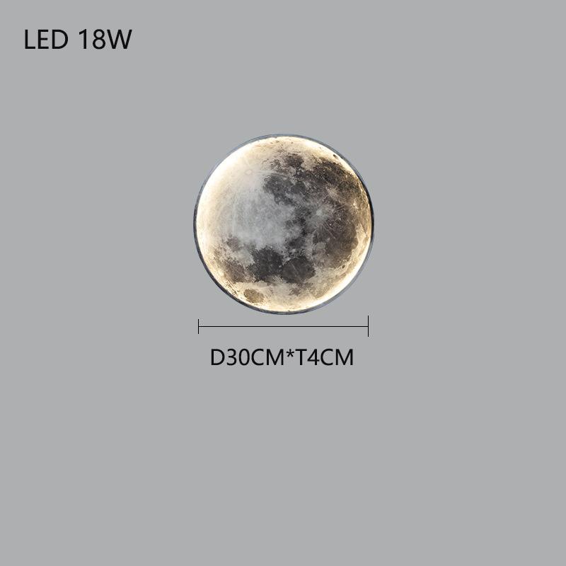LED Creative Universe Moon Celling Light Wall Lamps Bedroom Living Room Bedside Earth Chandelier Stairs Aisle Wall Background