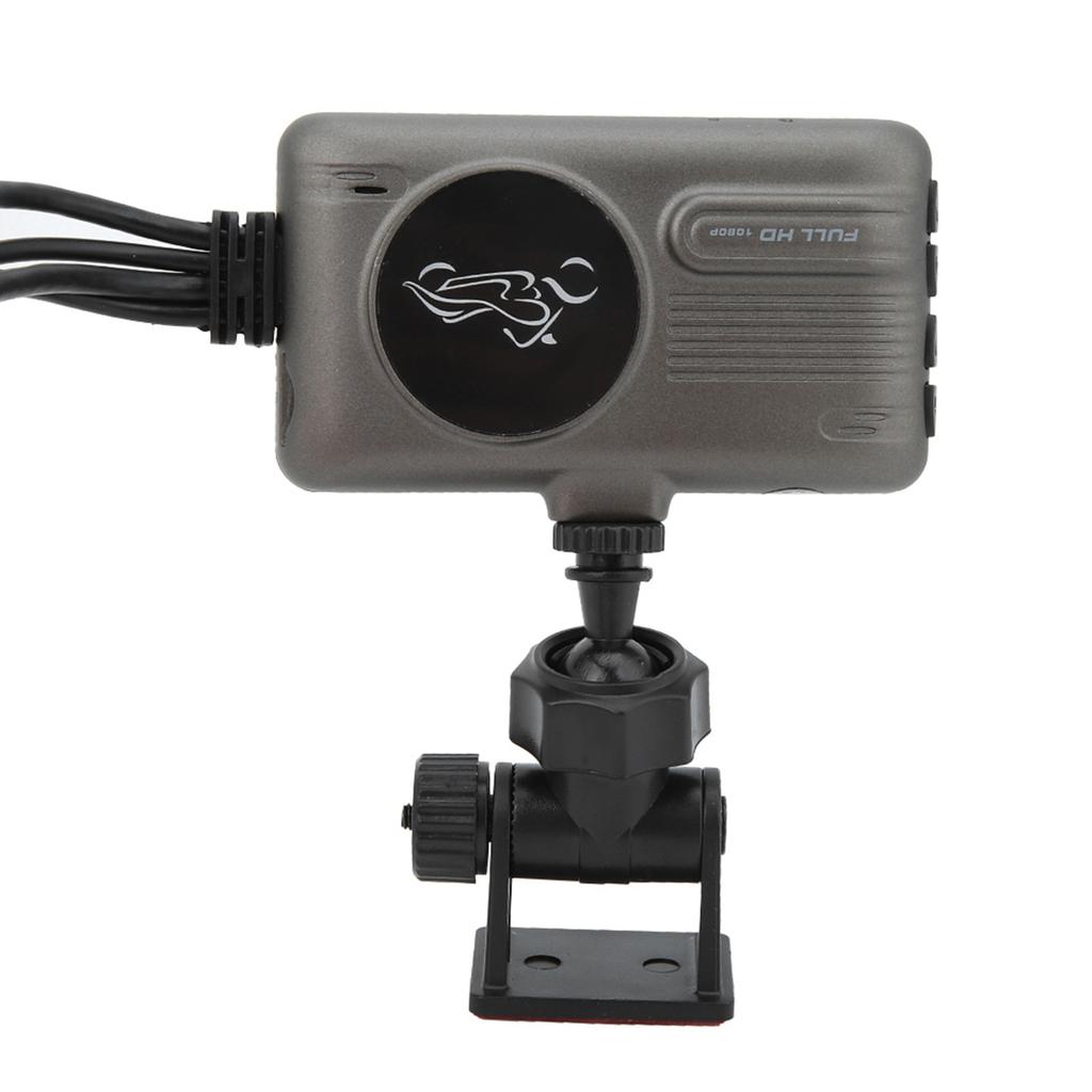 1080P HD 3inch Universal Motorcycle Double Lens Driving Recorder Traffic Monitor