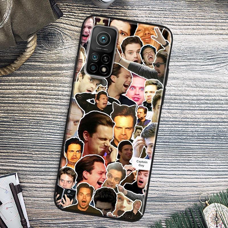 Sebastian Stan Cover For Xiaomi 15 Ultra 13 14 11T 12T 13T 14T Pro POCO X6 X7 Pro X3 X5 F5 F6 M6 Pro Case