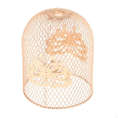 Metal Pendant Light Shades Ceiling Cover Chandelier Shade Retro Cage Guard for