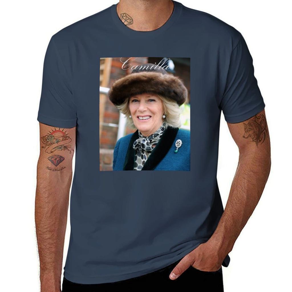 Camilla Duchess of Cornwall TShirt Quick Dry Sports Short Sleeve Tee