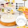 JUJUGO Cake Topper Numbers Birthday Cake Insert Card Water Drill Birthday Decoration Cake Decoration Commemorative Photo Handmade Cake Cake Only 0-9