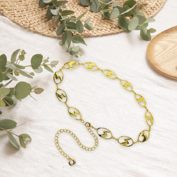 Popular Chain Belt Metallic Waist Chain Decorative Dress Chain Party Waist Decors Nightclub Waist Body Jewelry