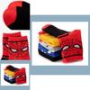 Spider-man Cotton Boys Socks With Cute Cartoon Pattern For Fun And Comfortable Wear