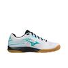 Mizuno Sky Blaster 2 Comfortable Durable Low-Top Badminton Shoes Unisex Sneaker White Blue 71GA204534