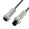 ZanIP68 Waterproof Metal Sensor: Detects Copper, Aluminum, Steel Distance with No Attenuation, NPN Normally Open, PNP