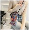 Art Ethnic Style Tassel Bag With Drawstring Closure For Casual Travel And Phone Storage
