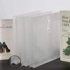 18 Packs Legal Size Plastic Filing Envelopes Clear File Folders with String Closure for Office School or Home