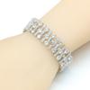 New  Color Bridal Jewelry Sets For Women White Purple Stones Necklace Pendant Bracelets Earrings Rings Gift Box