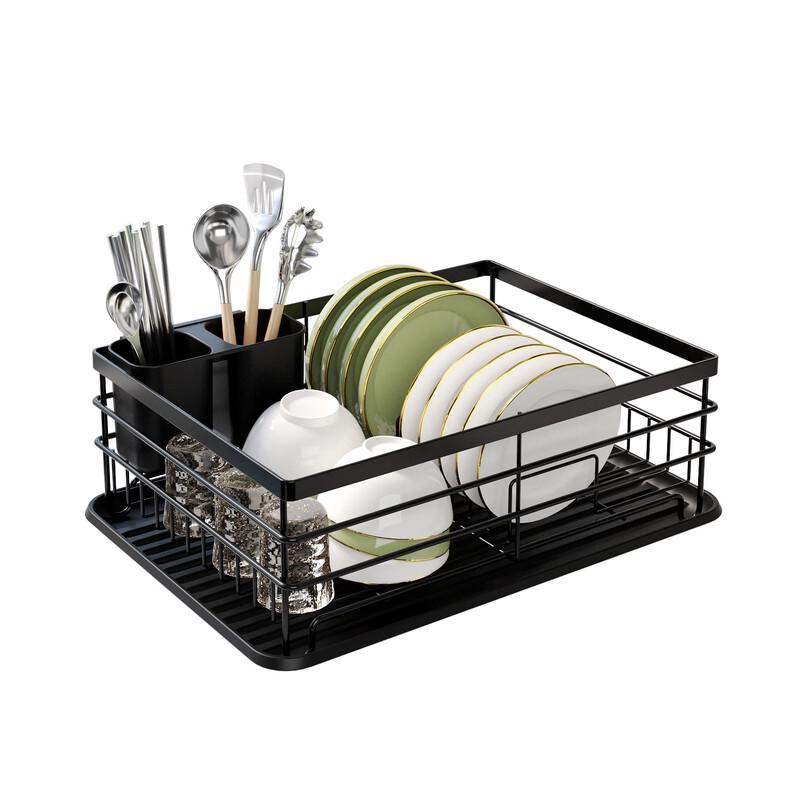 

Nordic Foldable Carbon Steel Kitchen Dish Rack