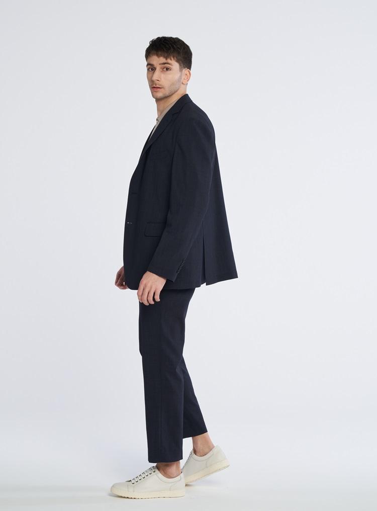 Comspace1980 [M~5Xl] Loose Fit Setup Blazer [Navy]