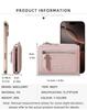 New Women's Woven Texture Short Wallet – Fashionable Zipper, Snap Button, Multiple Card Slots, Money Clip