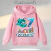 1-8 Years Old Octonauts Children's Hooded Sweatshirt Boys'Sport Shirt Girls' Casual Top Digital Print Autumn/Winter Long-Sleeved