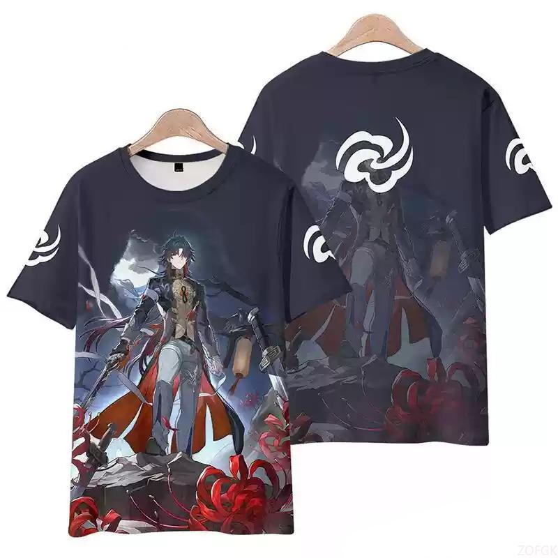 Role Playing Game 3D Printed T Shirts Men Women Short Sleeve O-Neck T-Shirt Harajuku Y2k Tops Clothing