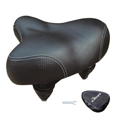 Bicycle Seat Bicycle Saddle Replacement Wide Cushion Comfort Seat for Men and Women Suitable for Road and Stationary Bikes - - - Exercise, (Large