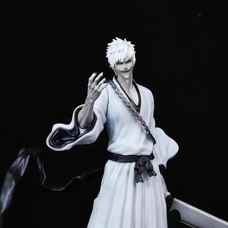 Bleach White Ichigo GK Statue Tausendjähriger Blutkrieg Drehende Schwertbox Anime Actionfigur Modell Für Anime-Fans Sammlung