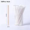 100 Adet Dayanıklı 14/18cm Kahve Karıştırma Çubukları Tek Kullanımlık Tekli Paket Ahşap Kahve Karıştırıcıları İçecek Karıştırıcı Kahve Malzemesi