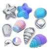 1 Paar Badekugelformen Aluminiumlegierung Salzballform für Seife Hausgemachte DIY Bade Schokolade Kuchen Pudding Herstellungs Werkzeuge