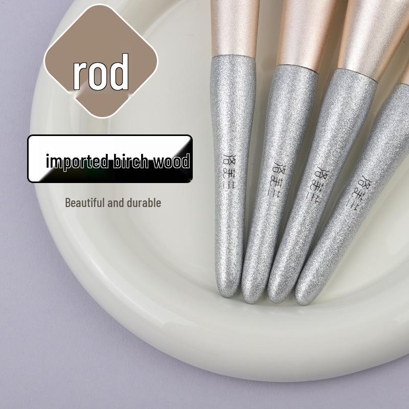 Galaxy 13-Piece Professional Makeup Brush Set - Soft Bristle Brushes for Powder & Eyeshadow, Ideal for Makeup Artists.