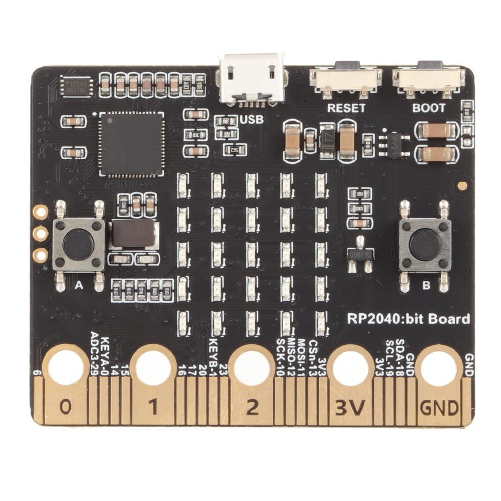 RP2040 Micro Bit Development Board for Raspberry PICO with LED Light for Programming Computer Game Robot Control
