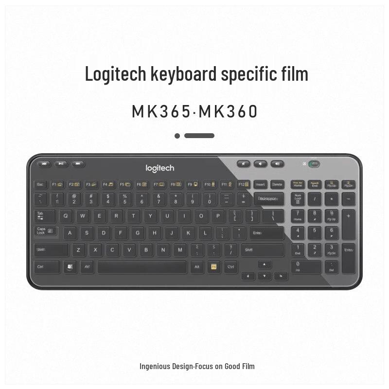 

Захисна плівка для клавіатури Logitech K360/K365 Transparent Silicone