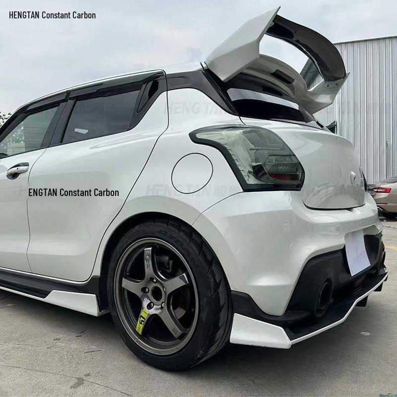 Carbon Fiber Dual-Layer Rear Spoiler for 2018-2023 Suzuki Swift ZC33S