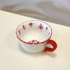 Ceramic cup Coffee cup Water cup Mug Tea cup Cup Dedicated Japanese style Ceramic Floral pattern Couple For home Milk