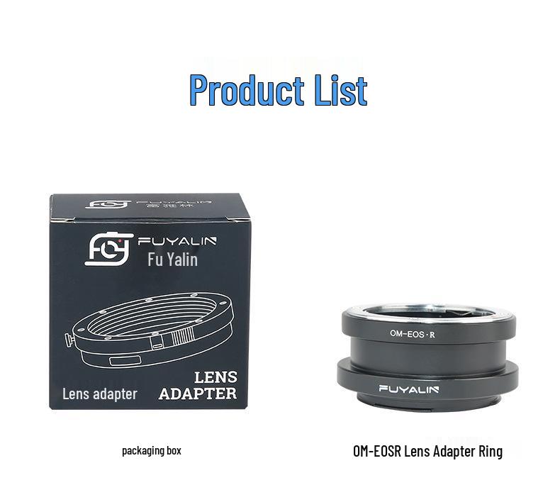 Olympus OM Lens Adapter for Canon EOS R/RP/R5/R6 Mirrorless Cameras