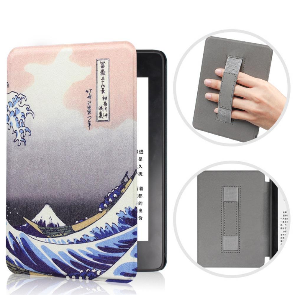 Kindle 2024 Case KPW6543 Handheld Colorful Protective Cover with Hand Strap 658 Shell
