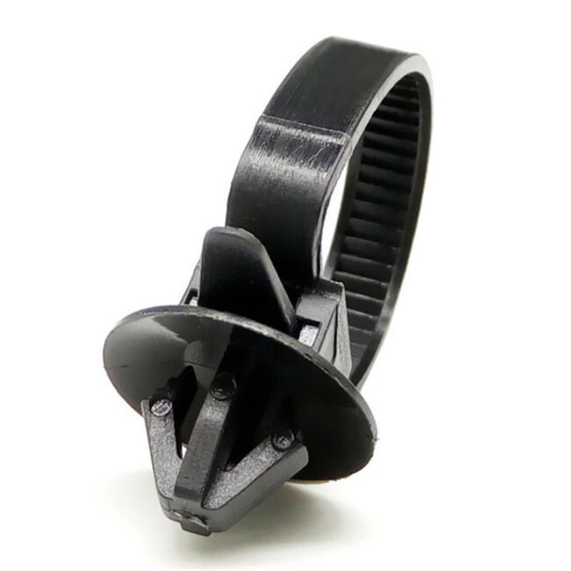50pcs Self-locking Plastic Nylon Cable Tie Nylon Cable Tie Wrap Fixed Fastener Clips Car Hose Fastening Zip Strap Kit