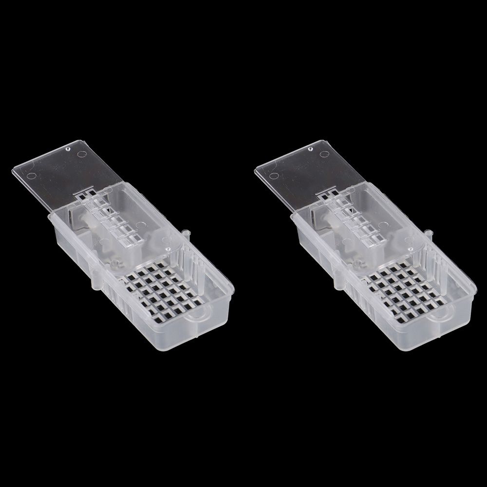 

for Beekeeper PP Transparent Bee Transport Cages Queen Bee Cage Insect Equipment Beekeeping Tools 2pcs