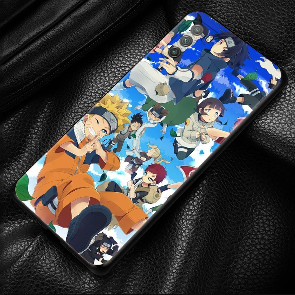 Naruto Anime Phone Case For Xiaomi Poco X3 NFC M3 M4 Pro F3 GT Mi 12 10T Note 10 11 Lite 11T Pro 9T CC9 Cover Silicone Coque