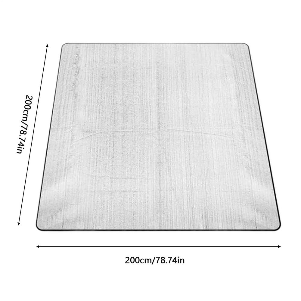 

200x200cm Waterproof Insulation Foam Foil Mat, Thermal Tent Sleeping Mat for Campers Hikers Backpacking Hiking Beach Home