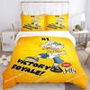 3D Print Cartoon SML Jeffy Bedding SetDuvet Cover Comforter Bed Set Quilt Cover PillowcaseKing Queen Twin Size Boys Girl Adult