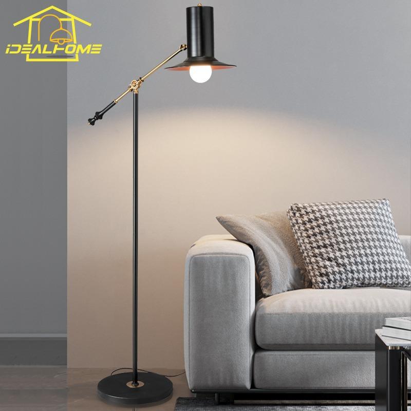 Atmosphere Luxury Minimalist Designer Gentleman Floor Lamp LED E27 Iron Art Industrial Vertical Table Lamp Iiving Room Bedroom