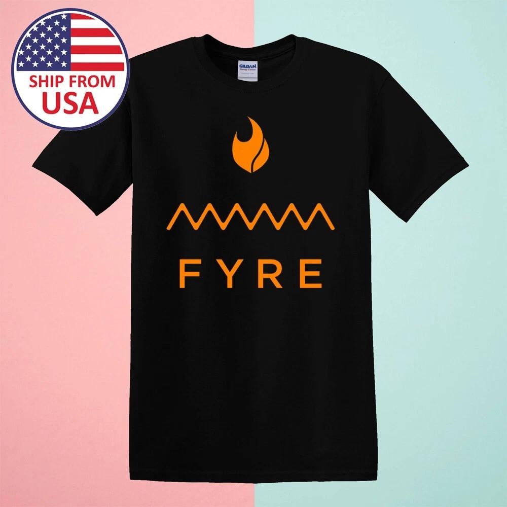 FYRE FESTIVAL ORANGE Men s Black Size S-5XL 2XL