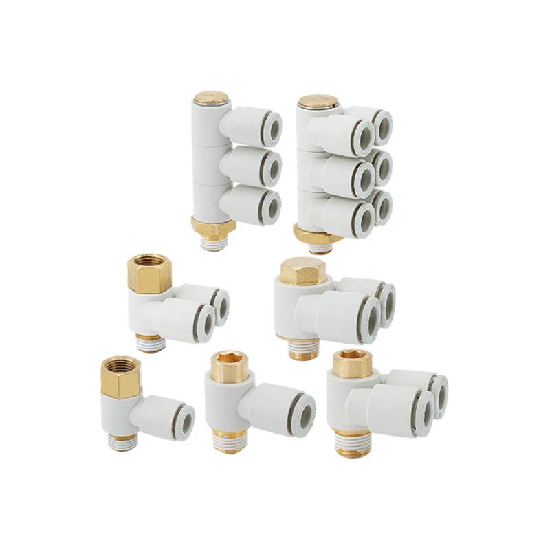 Pneumatic Tubing Multi-Way Universal Joint KQ2 Series 06/08-02S