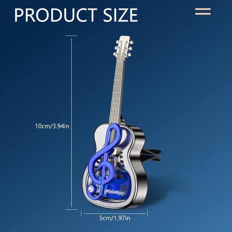 Ornamenti Decorativi Clip per Bocchetta Aria Auto Chitarra Con Capacità Aromatizzante Per Uso in Auto Costruzione in ABS Regalo per Guidatore