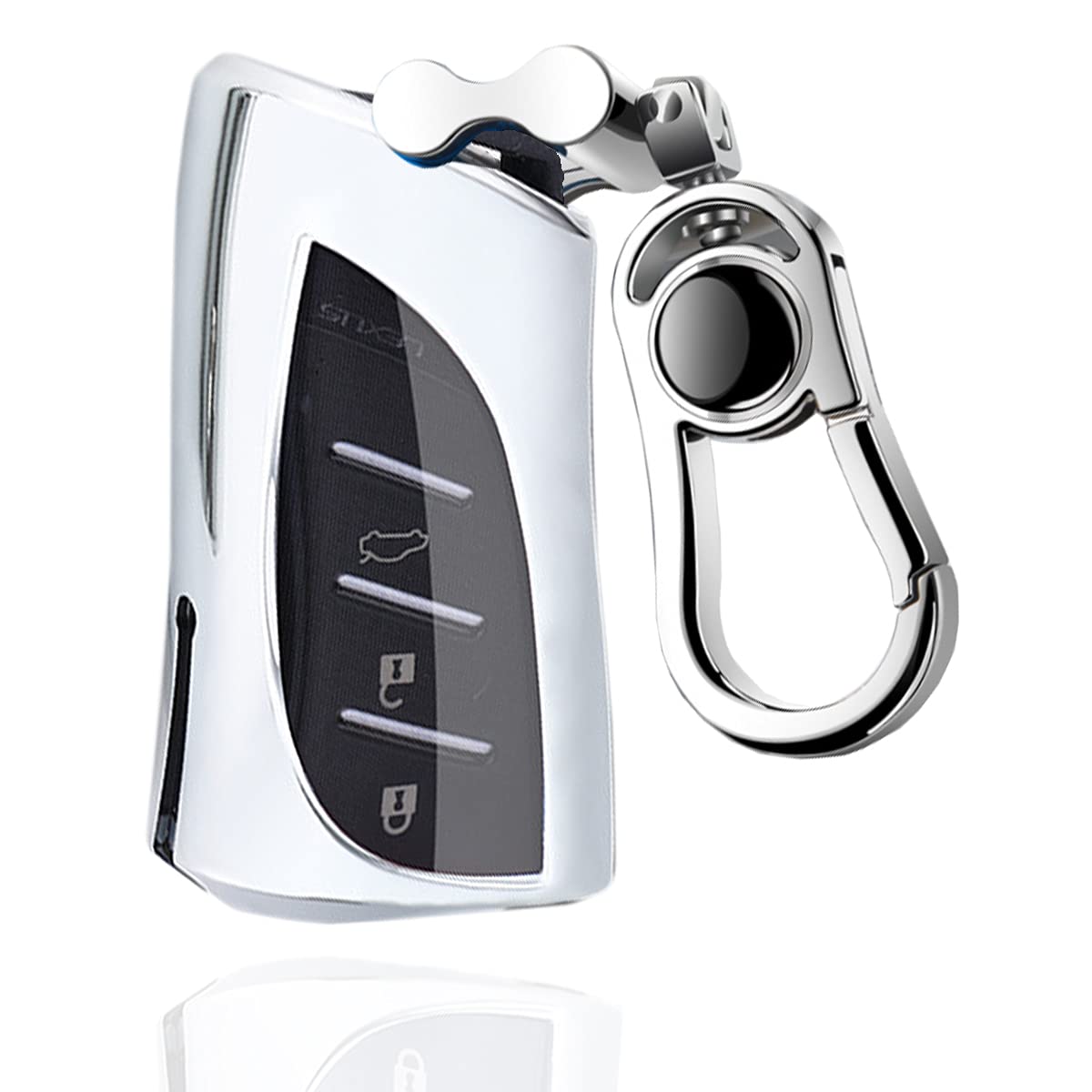 

[PELKER] Lexus Lexus LC LS UX ES Эксклюзивный Роскошный Чехол для Ключа Крышка Ключа Премиум серебряный