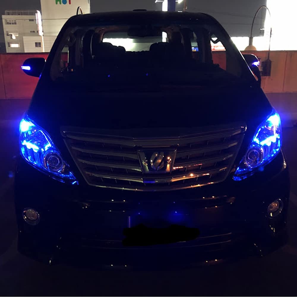 Compatible with Alphard 10 20 Simply LED Position Light T10 Small Ice Toyota 20 Alphard LED Bulb Compatible with LED Car Car Warranty Set of 2