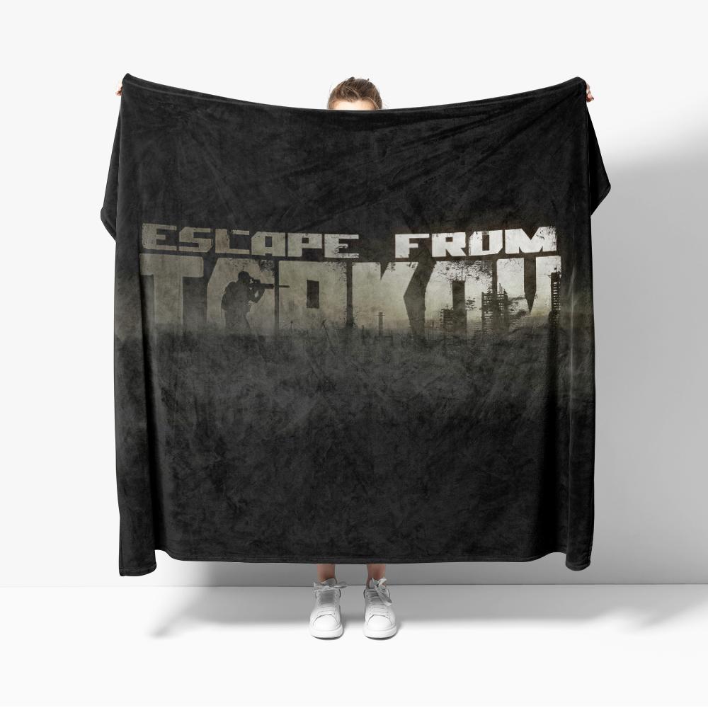 Escape from Tarkov Scav PMC Mappa Coperta di Flanella Decorazione Coperte Creative Accogliente Morbida Leggera per Divano