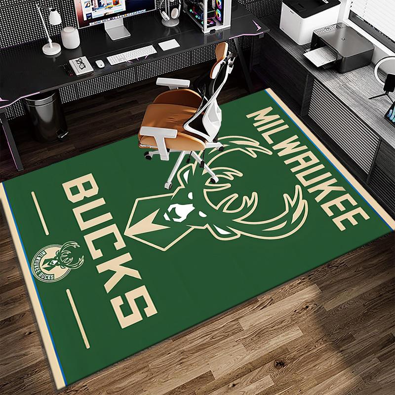 Bucks Team Logo Carpet, Kitchen Rugs, Yoga Mat, Non-Slip Mats, Rug for Bathroom, Living Room Bedroom, Camping Rugs Christmas Gift