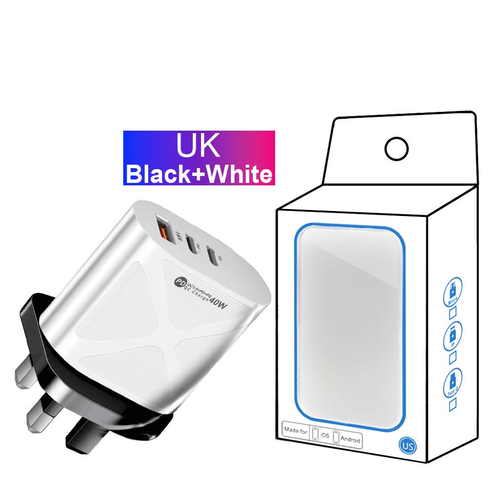 Universal Charger: 1U+2PD, Compatible with Australian, European, American, and British Power Standards