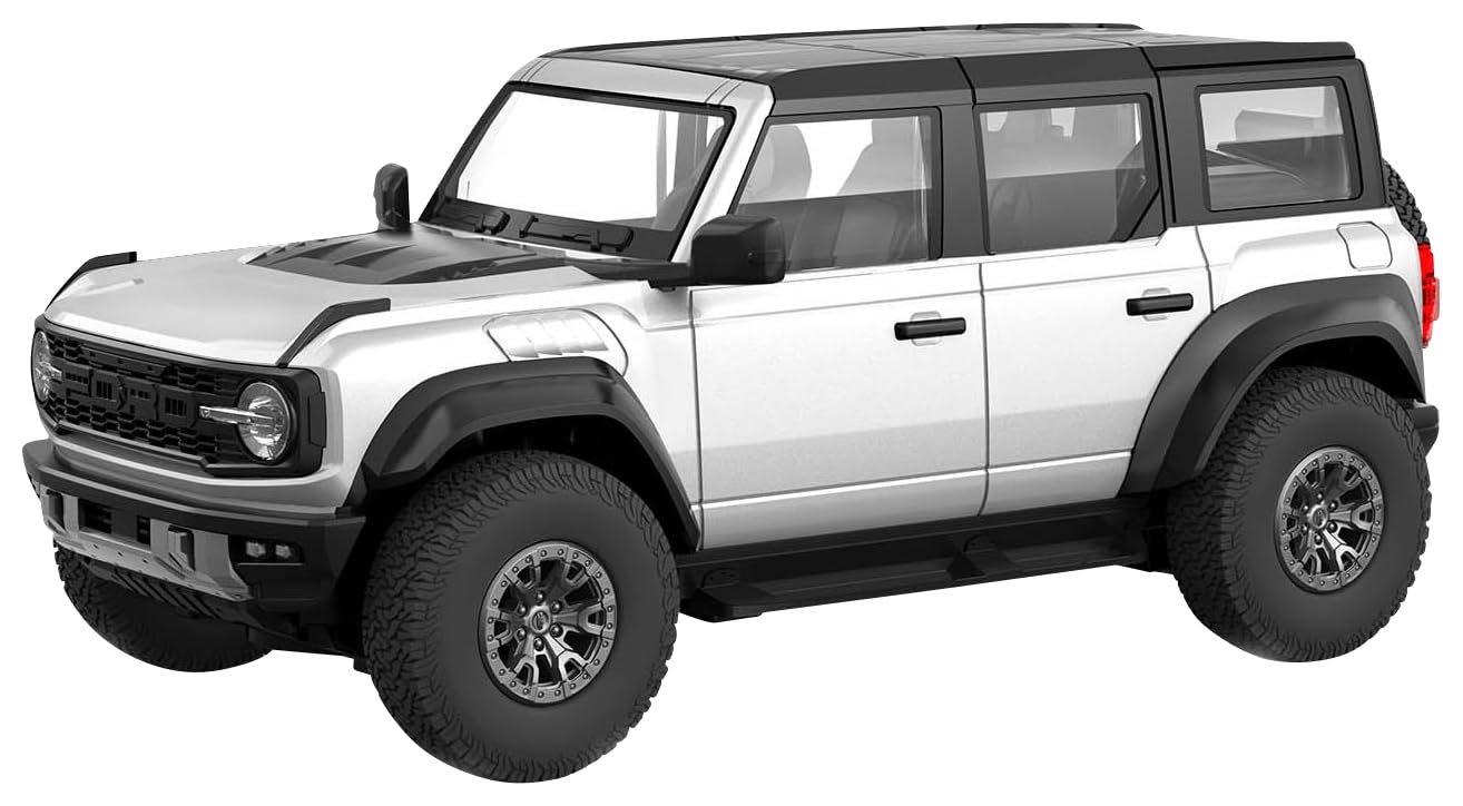 

Doyusha Масштабная модель Ford Bronco Raptor с электрическим радиоуправлением 630670 2.4 ГГц 1/24 (белый)