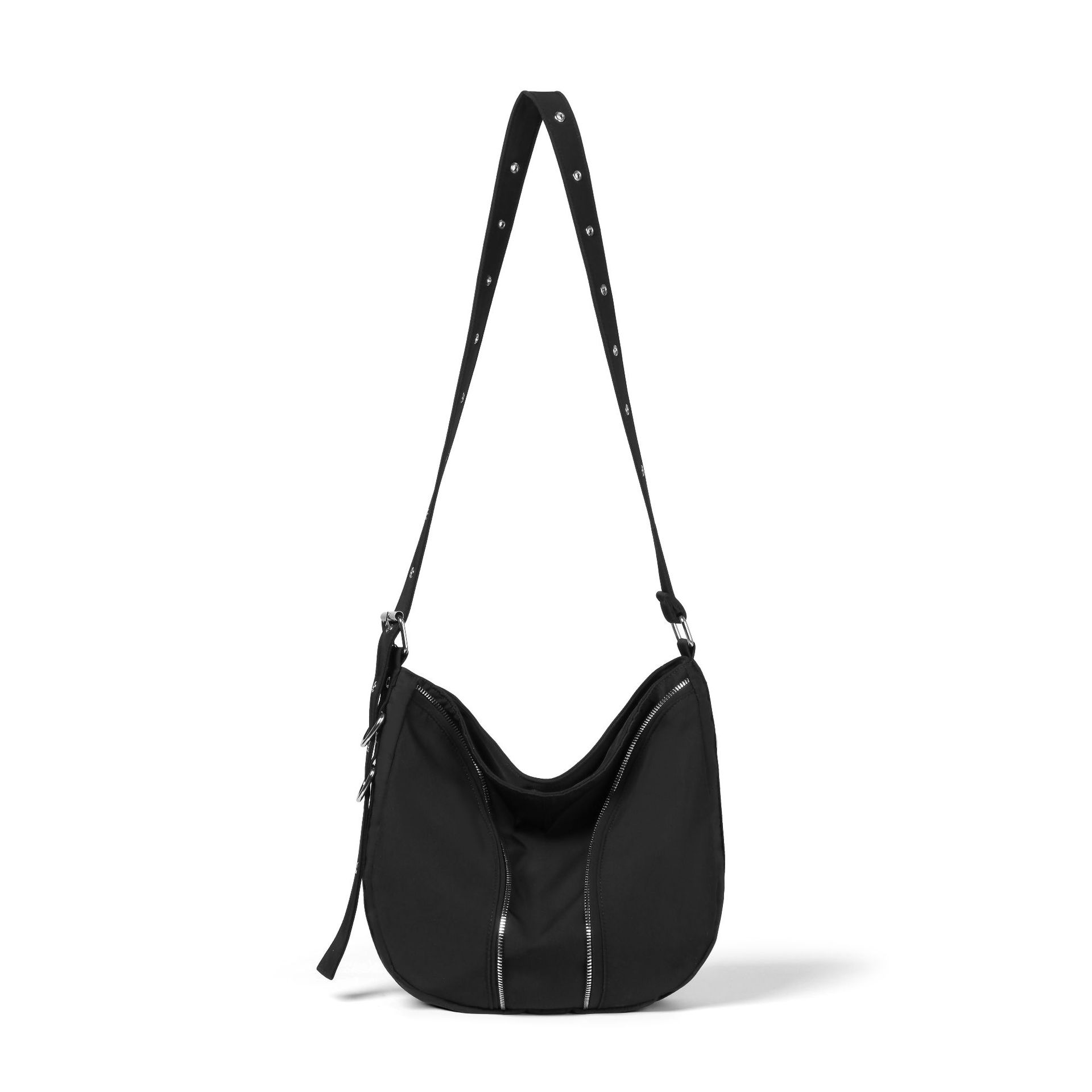 

Casual messenger bag women 2025 new simple design commuter messenger bag large capacity single student shoulder bag girls чорний